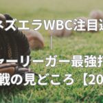 ベネズエラWBC注目選手｜メジャーリーガー最強打線と日本戦の見どころ【2026】